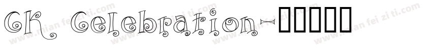CK Celebration字体转换